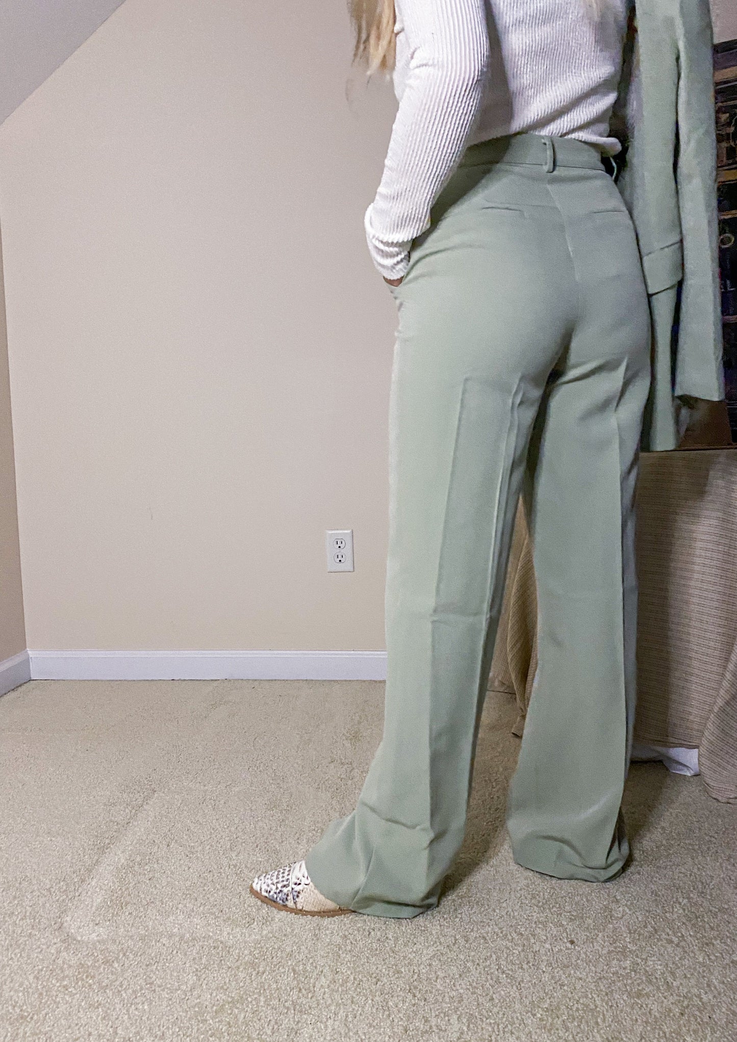 Risky Business Pants - Sage