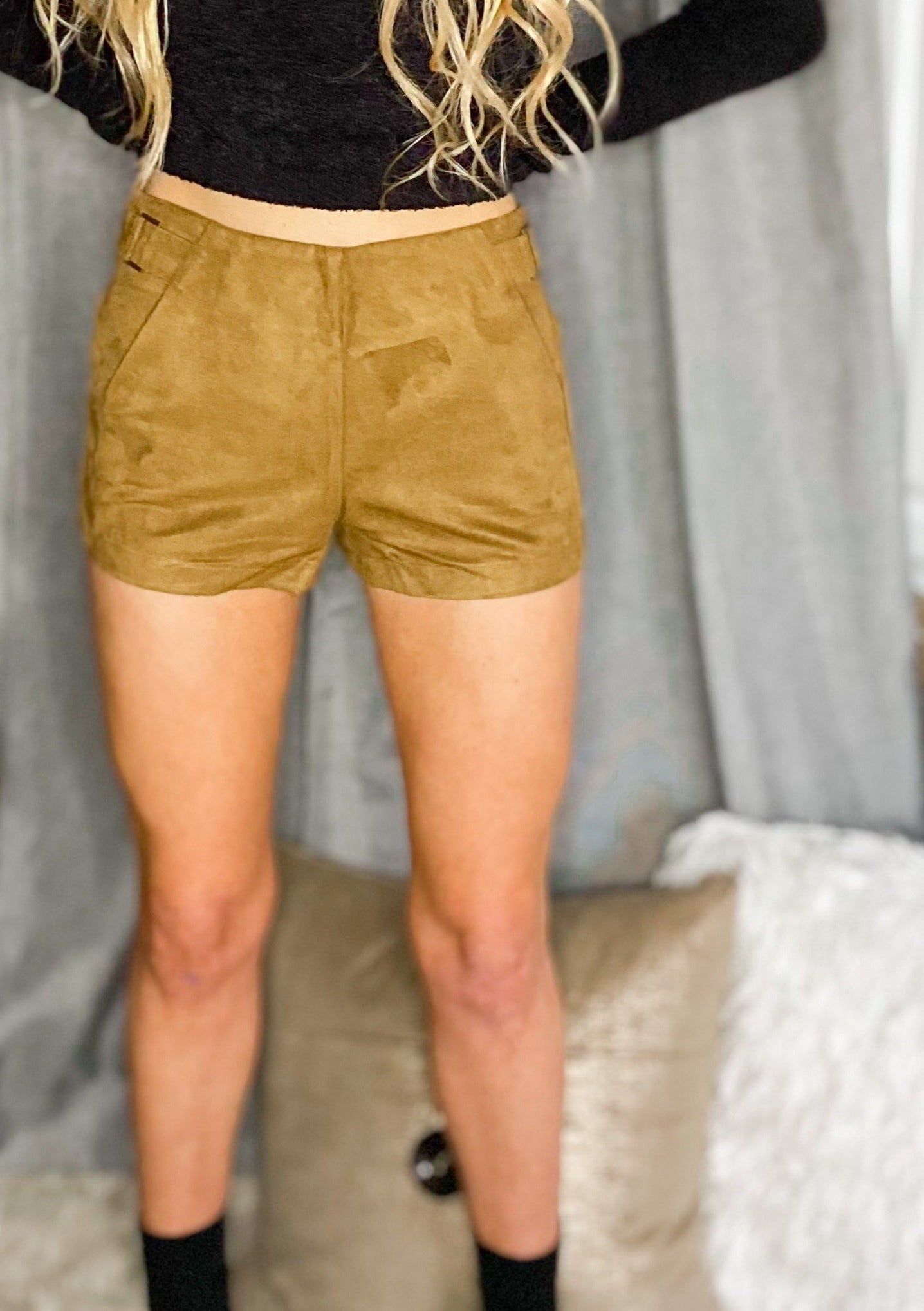 Go Your Own Suede Shorts