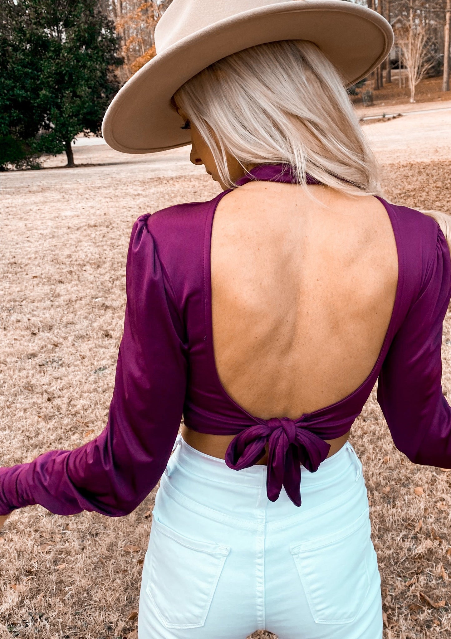 Baby Got Back Purple Top