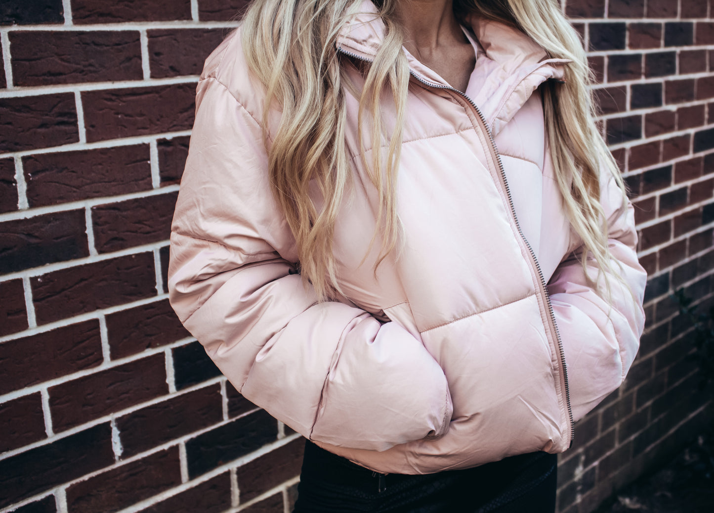 Not Your Average Puffer Jacket - Misty Rose